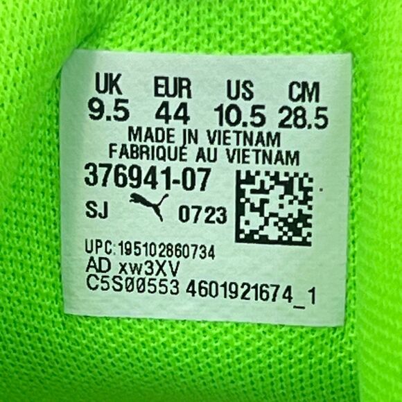 NEW Puma LaMelo Ball MB.01 Lo Green Gecko Men 376941-07 Size 10.5 - Picture 7 of 10